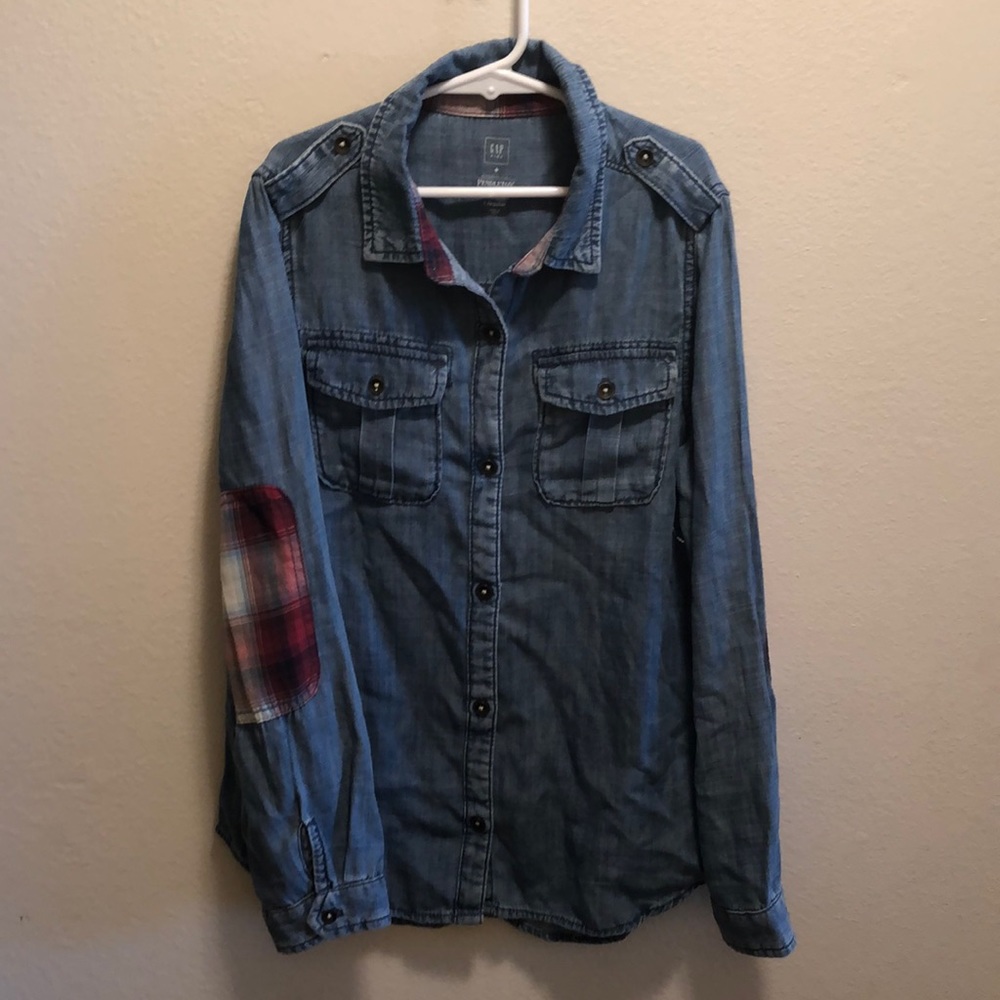 Size kids large gap pendleton shirt